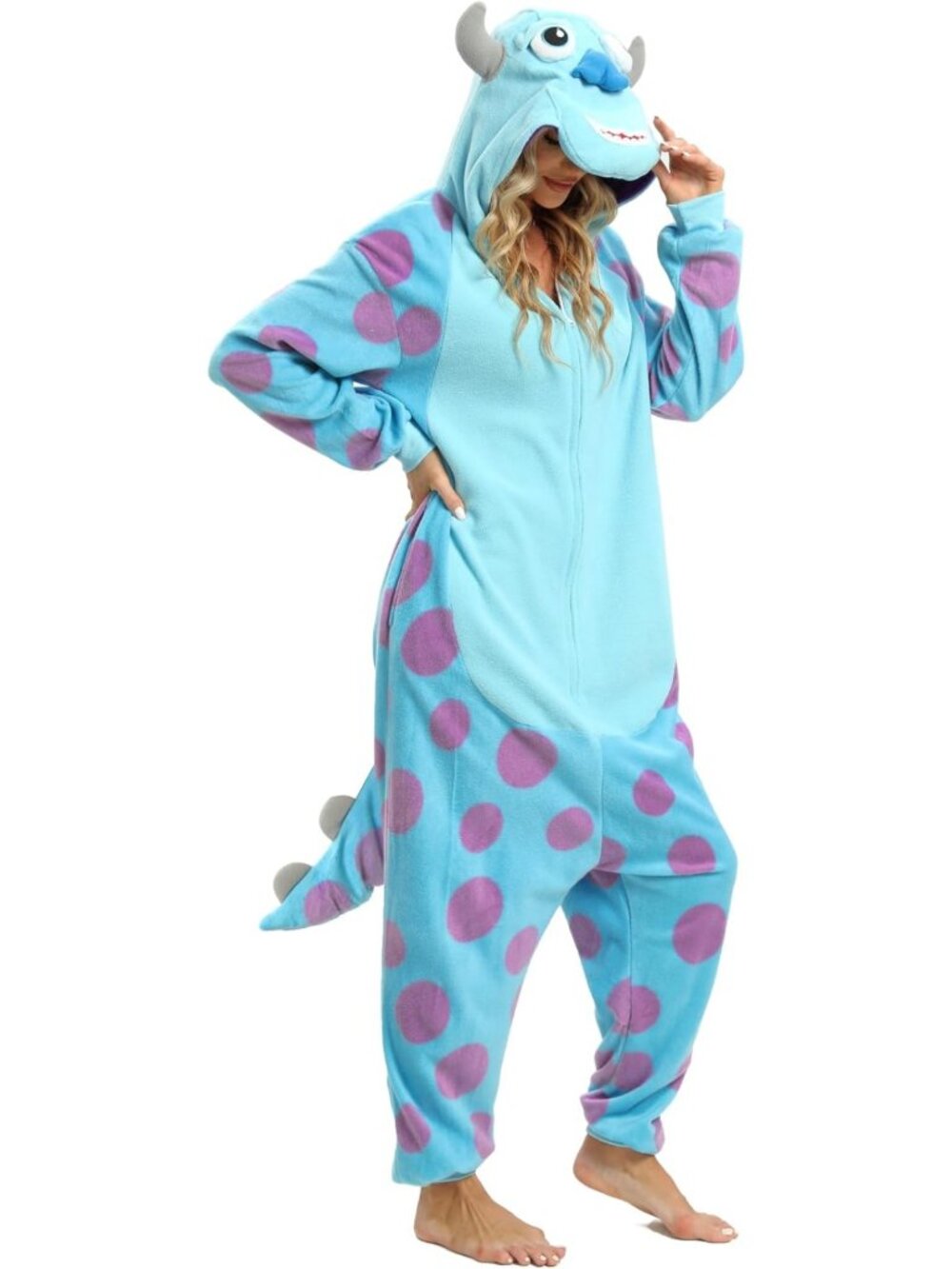 Cozy Halloween Adult Onesie Fleece Pajamas | Unisex Cosplay Costume for All Ages